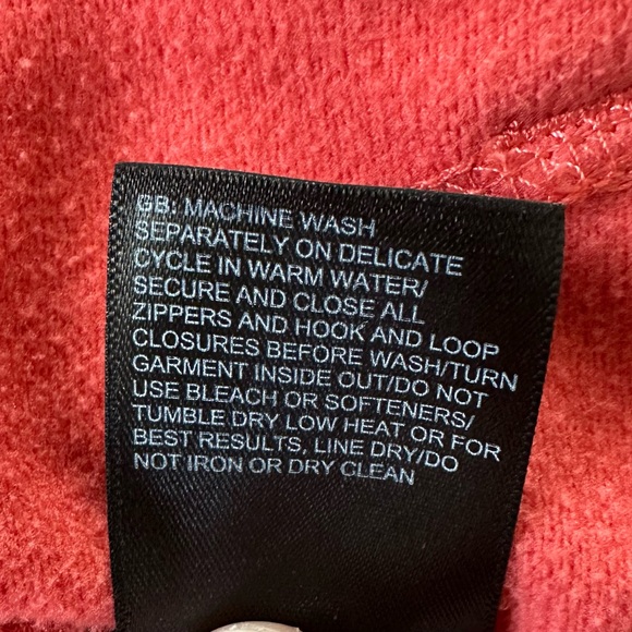 Women's NORTH FACE TECH MEZZALUNA HOODIE red - size medium - Picture 6 of 6